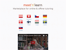Tablet Screenshot of meetnlearn.com